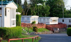 Views of the caravan park